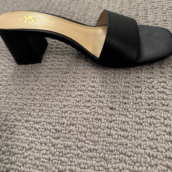 YOSI SAMRA Size 8 Black New Women's Danielle Heel Sandal - Picture 4 of 10